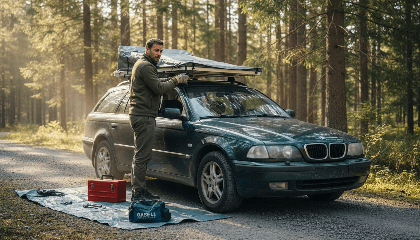 Taktält camping 2026: välj, montera och använd säkert