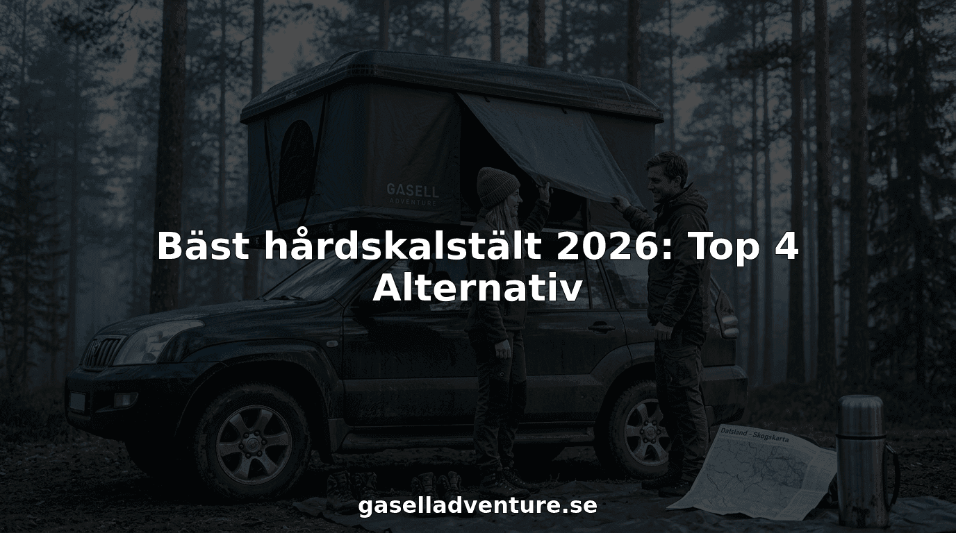 Bäst hårdskalstält 2026: Top 4 Alternativ