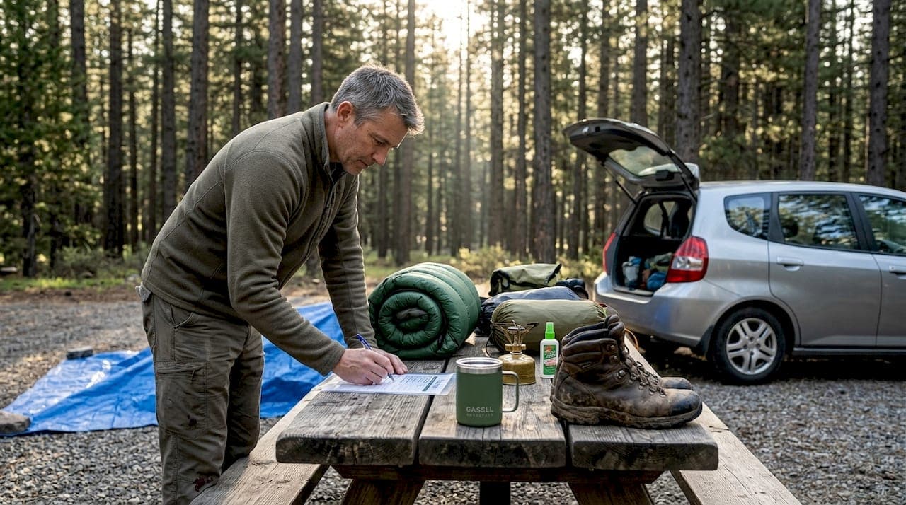 Campingchecklista 2026: 40% färre misstag med smart packning